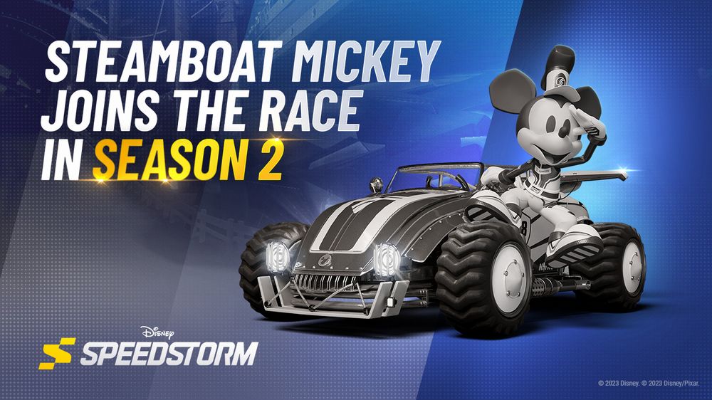 Steamboat Mickey su Disney Speedstorm