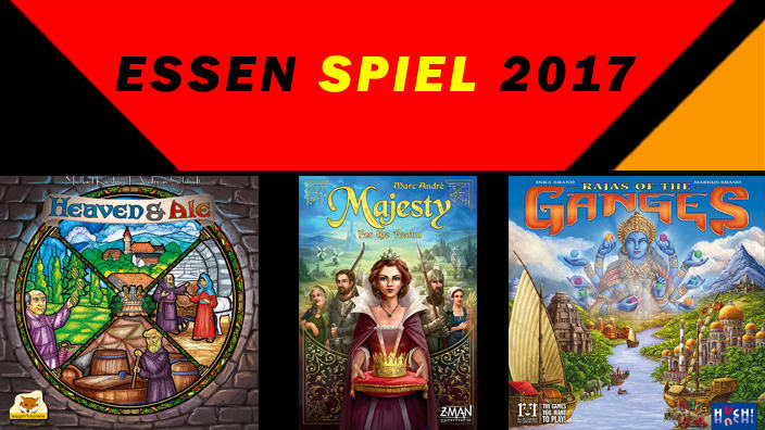 Essen 2017: anteprima di Majesty: For the Realm, Heaven & Ale e Rajas of the Ganges