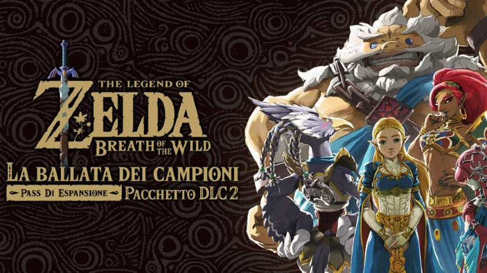 La Ballata dei Campioni, ultimo DLC di The Legend of Zelda: Breath of the Wild, è disponibile da oggi