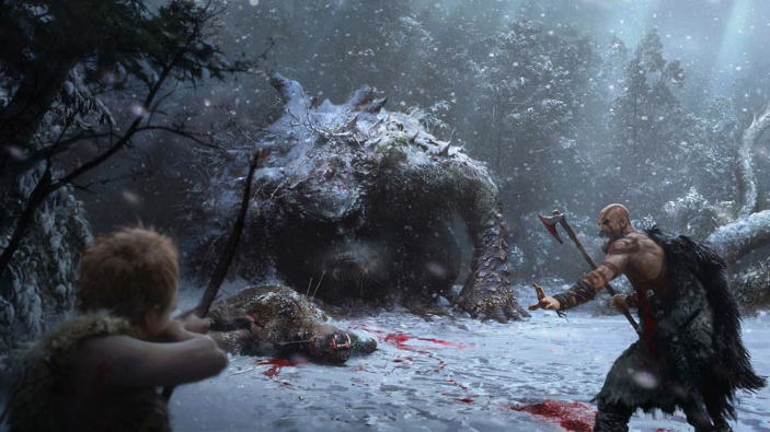 God of War, troll ed esplorazione in un nuovo video di gameplay