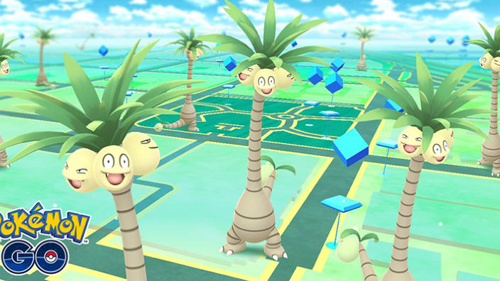 Exeggutor forma Alola è comparso in Pokémon GO