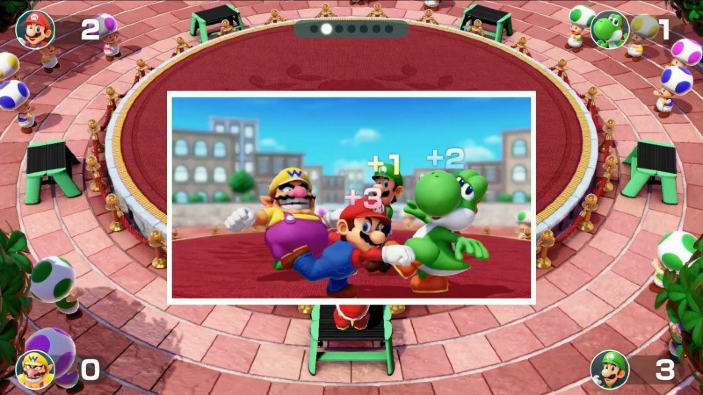 Super Mario Party per Nintendo Switch si mostra in un video gameplay