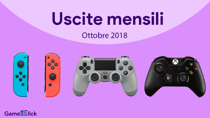 <strong>Uscite videogames europee di ottobre 2018</strong>