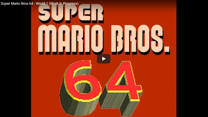 Ecco Super Mario Bros 64 la fusione di due epoche