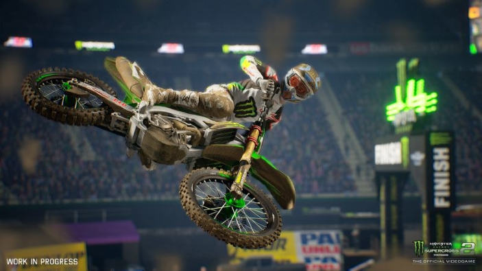 Monster Energy Supercross 2 in un primo video di gameplay