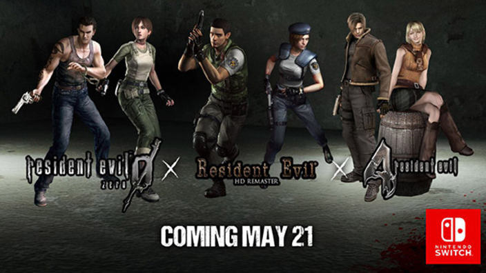 Resident Evil, Resident Evil 0 e Resident Evil 4 arrivano su Switch a maggio