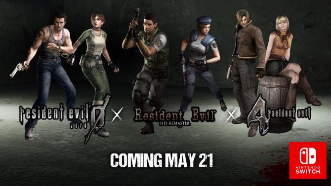 Resident Evil Zero, 1 e 4 arrivano su Switch