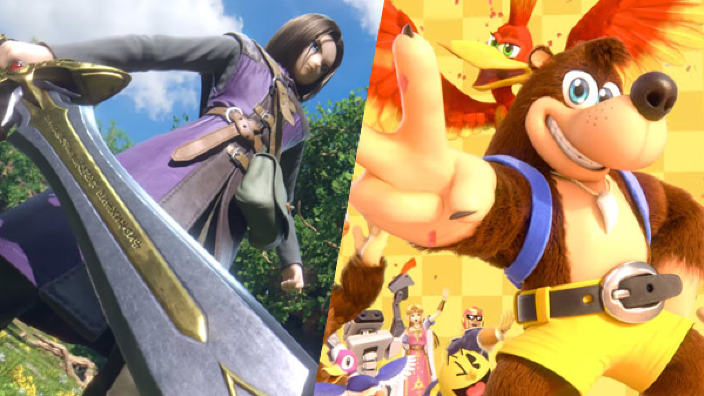 Super Smash Bros Ultimate aggiunge Banjo&Kazooie e Dragon Quest XI
