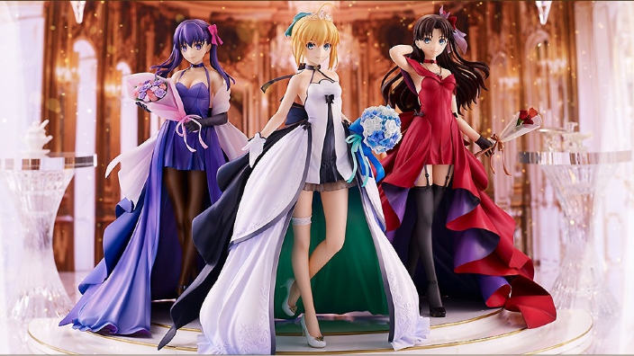 Fate/Stay Night celebra i 15 anni con tre splendide Figure