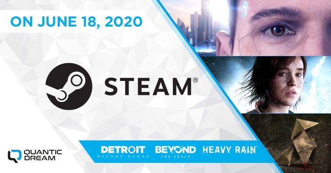 Beyond: Two Souls, Detroit: Become Human e Heavy Rain pronti ad arrivare su Steam