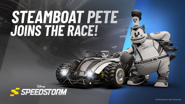 Disney Speedstorm introduce Steamboat Pete