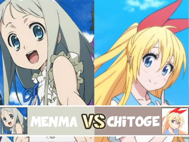 Saimoe Animeclick: Menma vs Chitoge