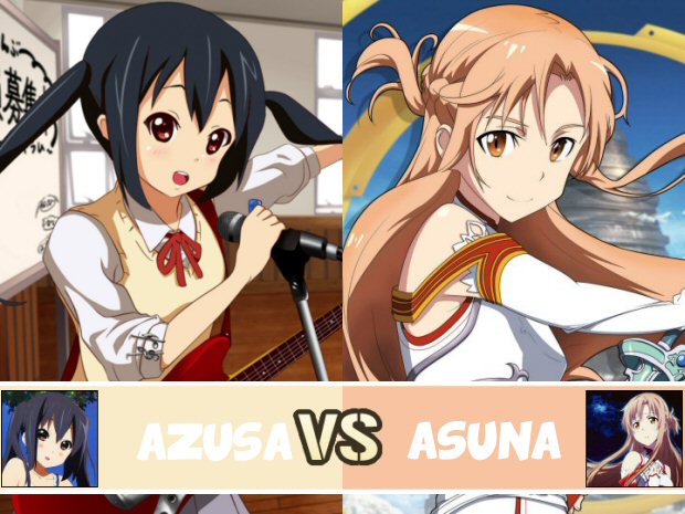 Saimoe Animeclick: Azusa vs Asuna