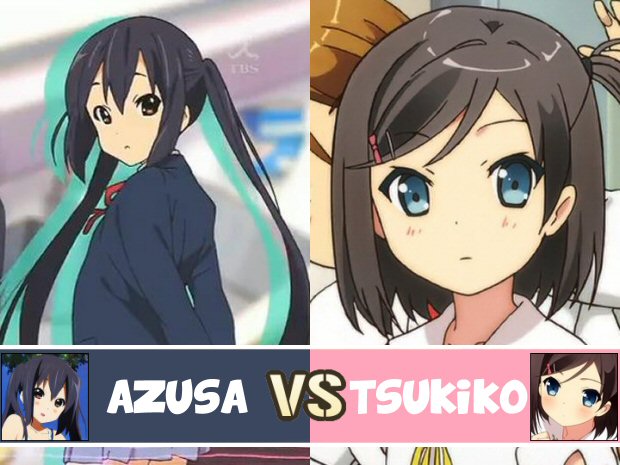 Saimoe Animeclick: Azusa vs Tsukiko
