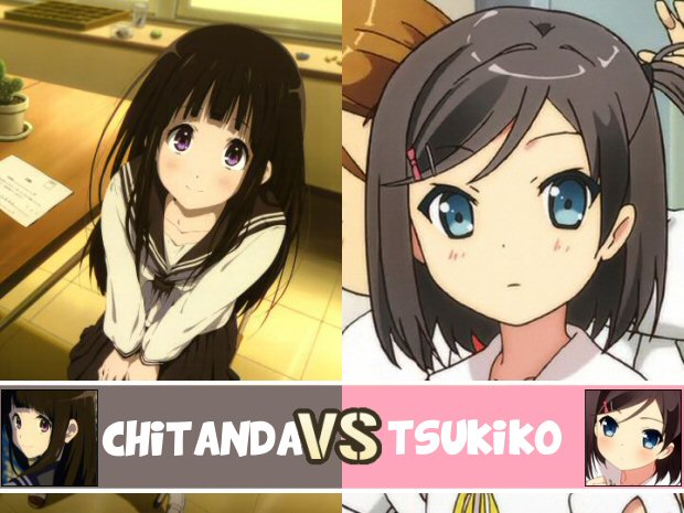 Saimoe Animeclick: Chitanda vs Tsukiko