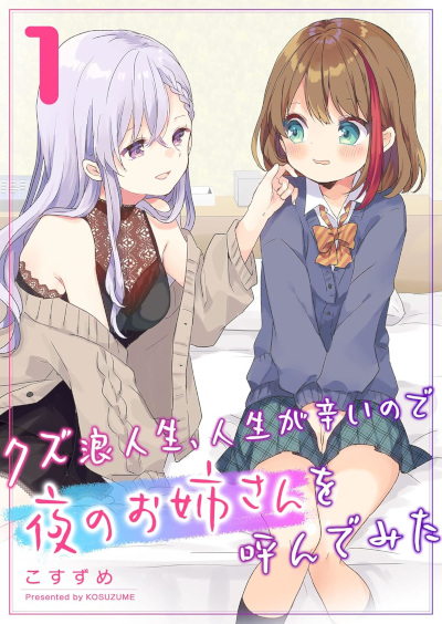 Kuzu Rōninsei, Jinsei ga Tsurai node Yoru no Oneesan wo Yondemita