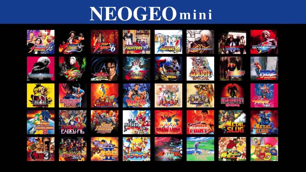 Ecco la lista di giochi contenuti nel NeoGeo Mini GamerClick