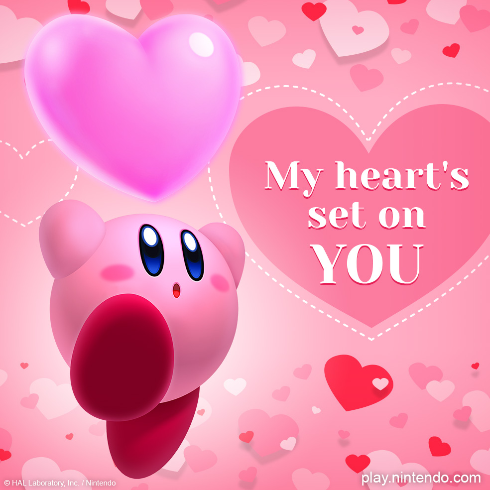 Le cartoline di San Valentino di Kirby Star Allies | GamerClick