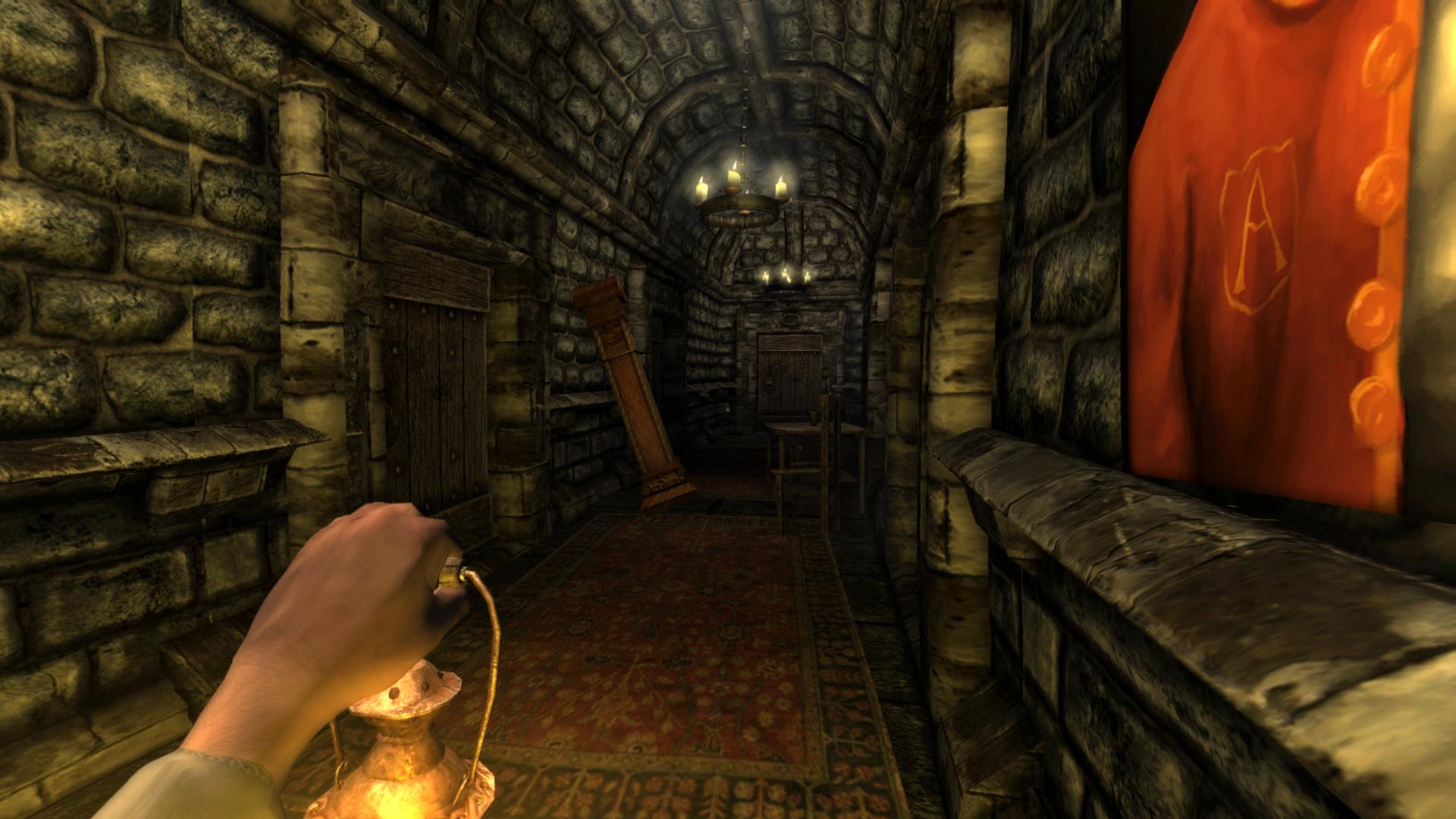 Хоррор игры 24. Amnesia the Dak Descent.