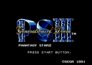 Phantasy Star III: Generations of Doom