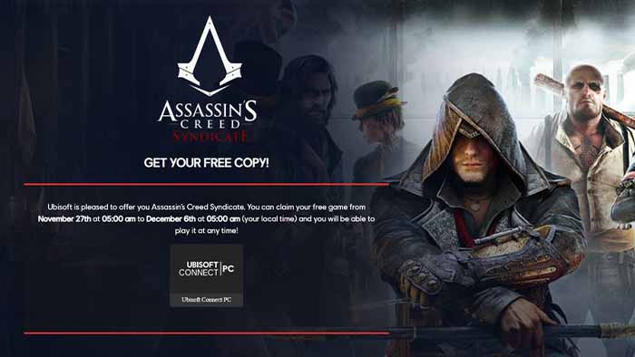 Assassin's Creed Syndicate è disponibile gratuitamente su Ubisoft Connect