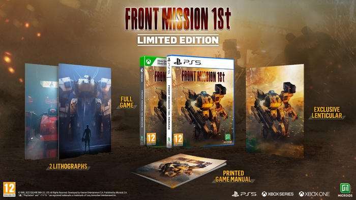 Front Mission 1st Remake arriva retail su Playstation 5 e Xbox Series