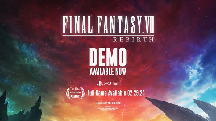 Final Fantasy VII Rebirth demo in arrivo oggi