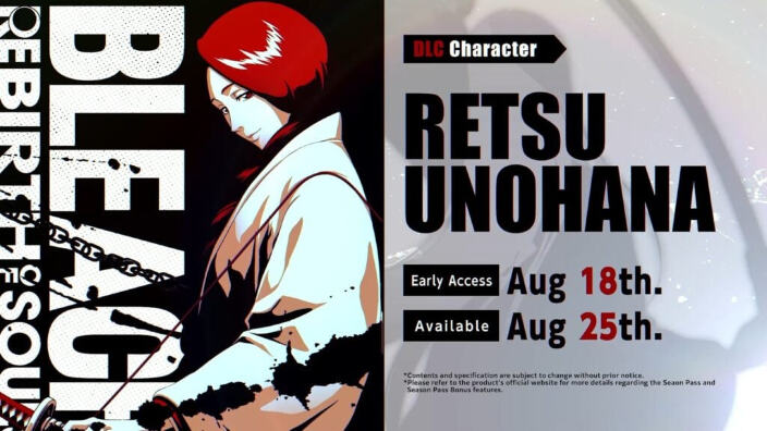 Bleach: Rebirth of Souls - il nuovo DLC aggiunge Retsu Unohana (versione Guerra di Sangue)