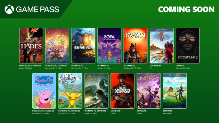 Xbox Game Pass: ecco tutti i titoli della seconda metà di settembre