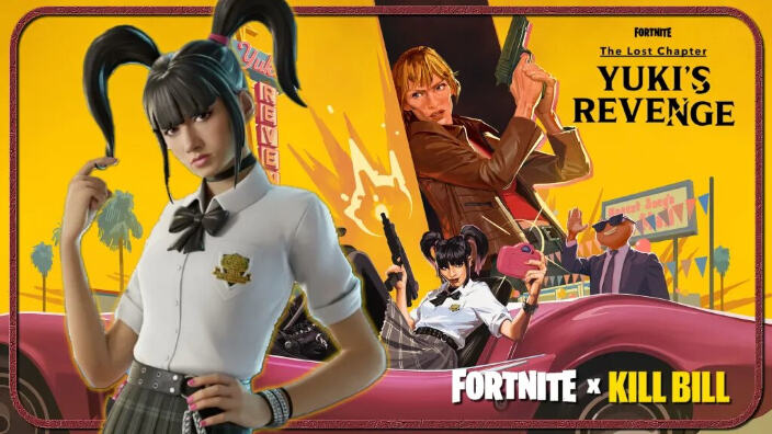 Fortnite e Kill Bill: Tarantino porta in gioco una scena inedita con Uma Thurman