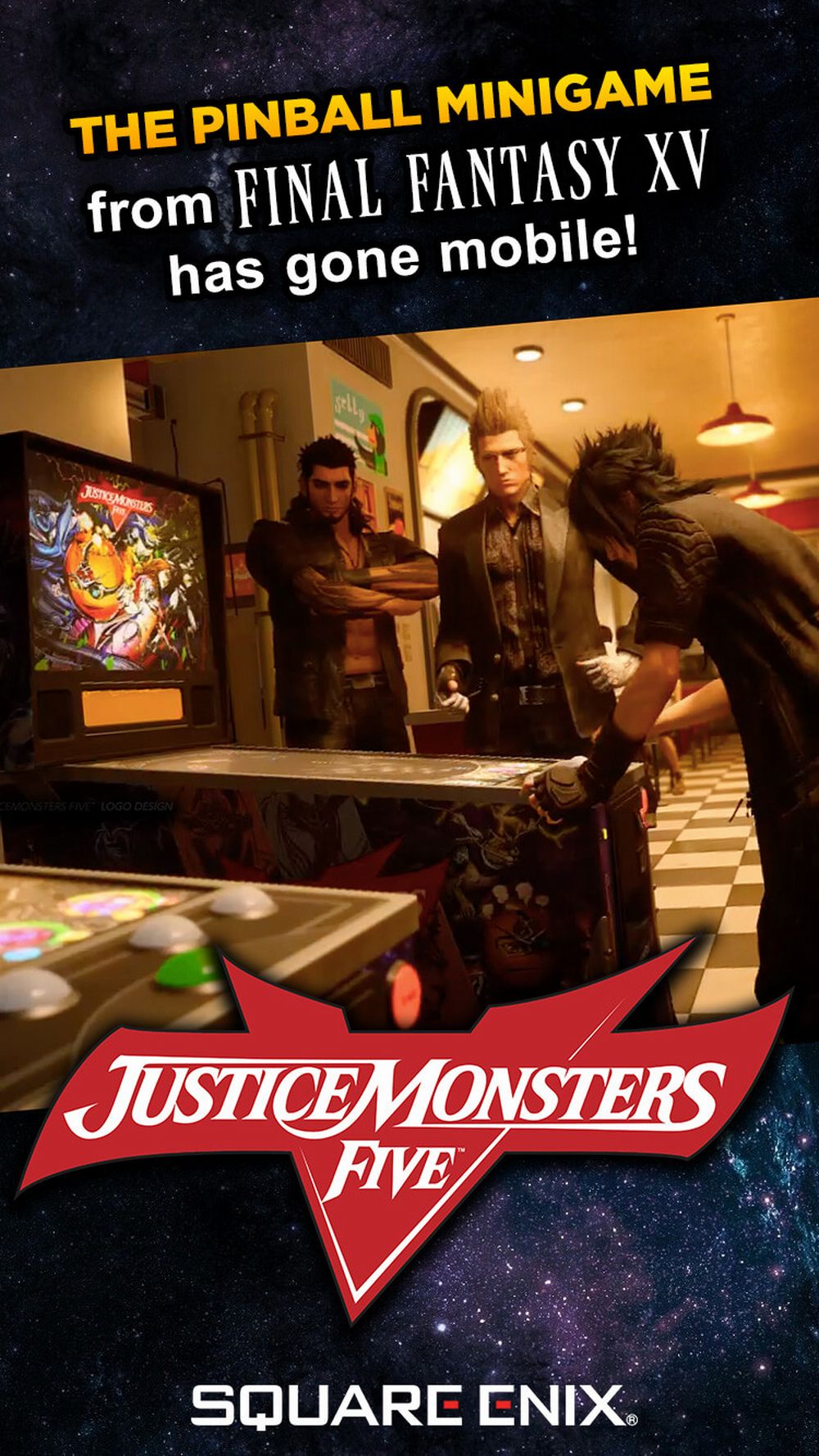 Justice Monsters Five Il gioco tratto da FFXV ha una data d'uscita