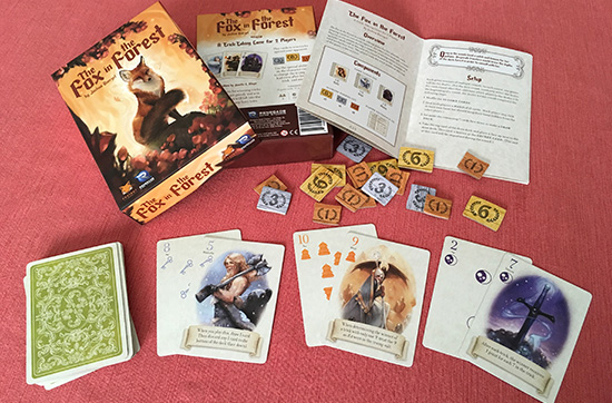 The fox in the forest