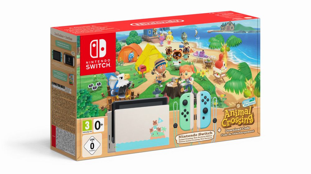 Il bundle europeo di Nintendo Switch dedicato a Animal Crossing: New Horizons