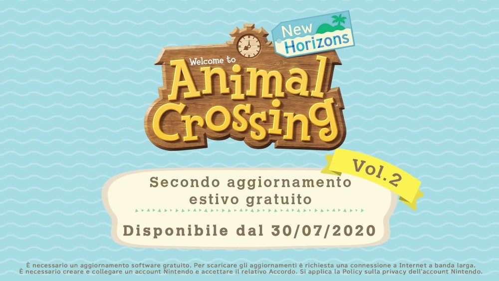 Svelata la data di uscita dell'aggiornamento estivo - Vol.2 di Animal Crossing: New Horizons