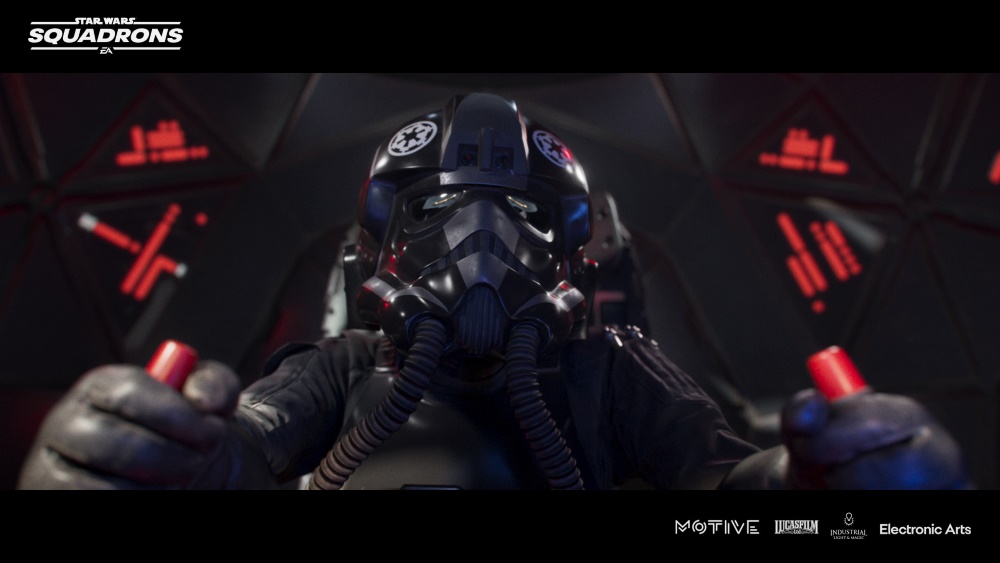 Varko Gray, il protagonista del corto "In fuga dal nemico" dedicato a Star Wars: Squadrons
