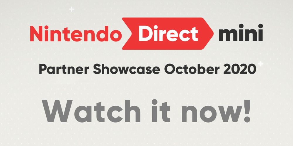 Nintendo ha organizzato oggi il Ninendo Direct Mini: Partner Showcase di ottobre 2020, l'ultimo per quest'anno