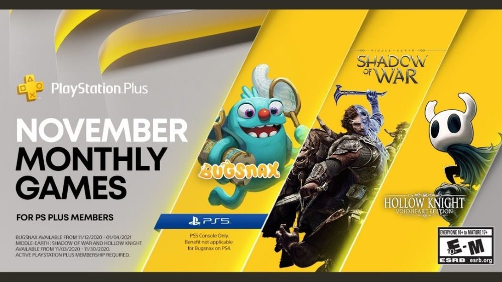 Svelati i giochi gratuiti di PlayStation Plus di novembre 2020