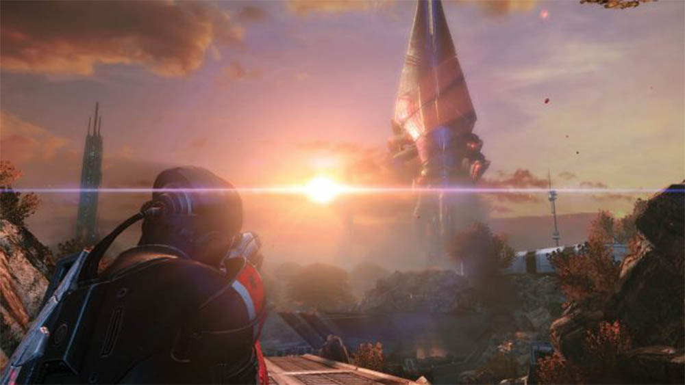 Una delle scene iconiche di Mass Effect Legendary Edition