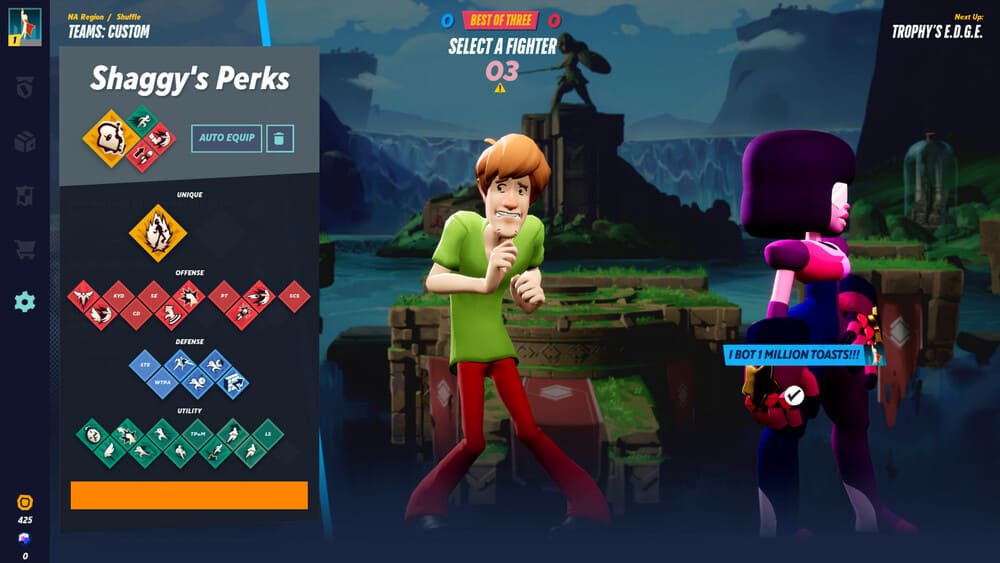 Shaggy ha raggiunto la sua piena potenza come da copione shaggy