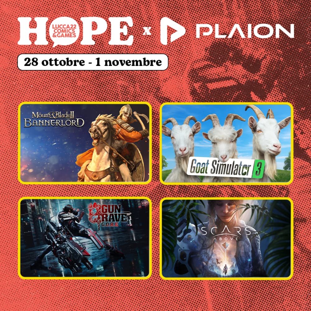 Plaion sarà presente a Lucca Comics & Games 2022