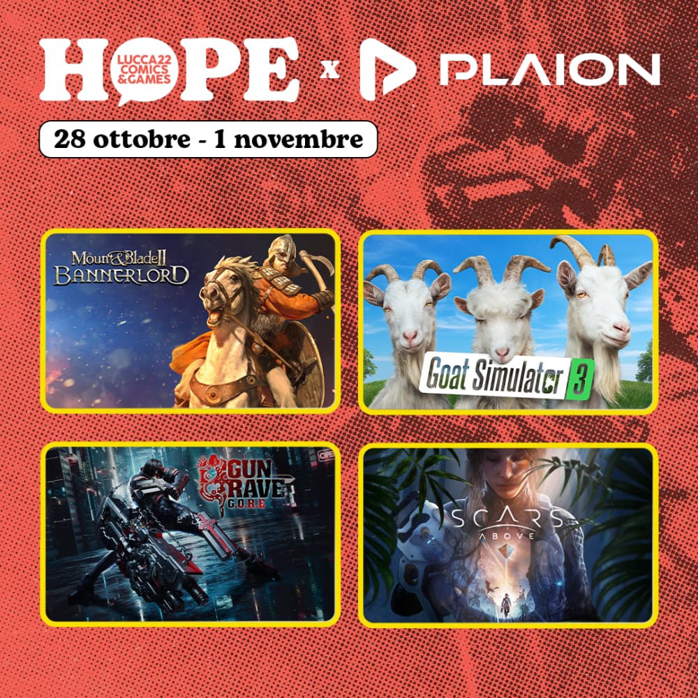 Plaion sarà presente a Lucca Comics & Games 2022 Plaion sarà presente a Lucca Comics & Games 2022
