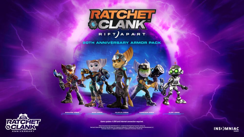 Ratchet Clank aggiornamento 20 anni