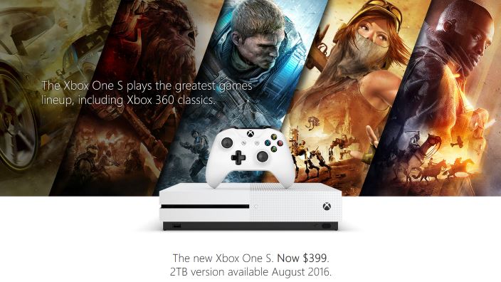 Microsoft annuncia l'Xbox One S all'E3 2016
