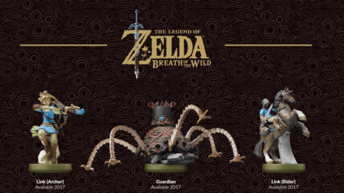 Tre stupendi Amiibo per The Legend of Zelda Breath of the Wild