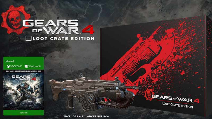 Un'edizione speciale di Gears of War 4 conterrà una replica dell'arma Lancer