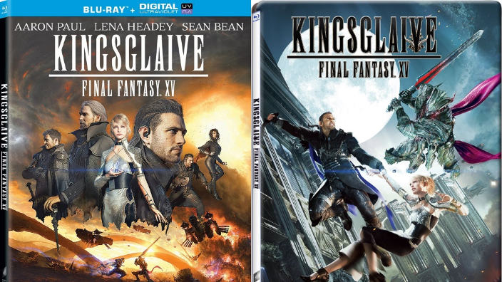 Kingsglaive: Final Fantasy XV - svelate la box art e la steelbook della versione home video