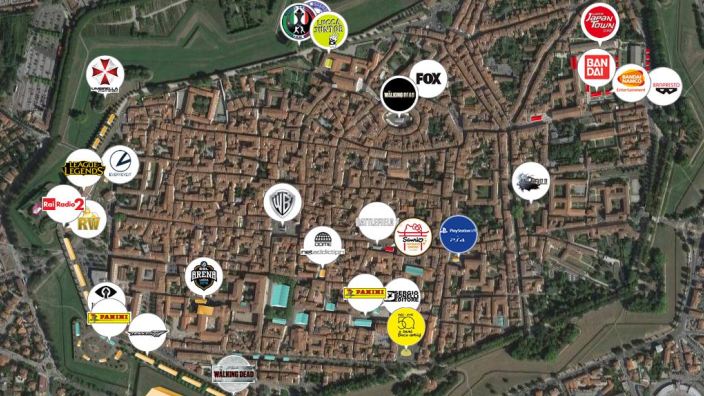 Lucca 2016: Disponibile la mappa dettagliata