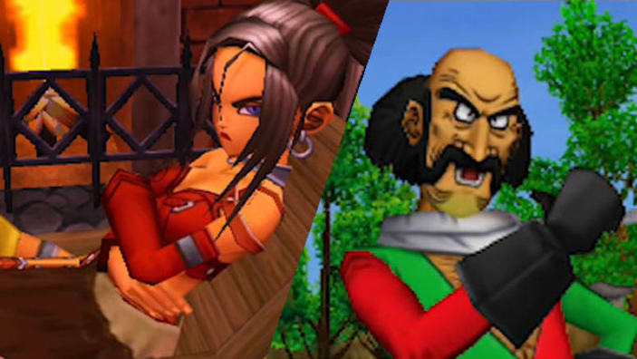 Red e Morrie si presentano per Dragon Quest VIII su 3DS