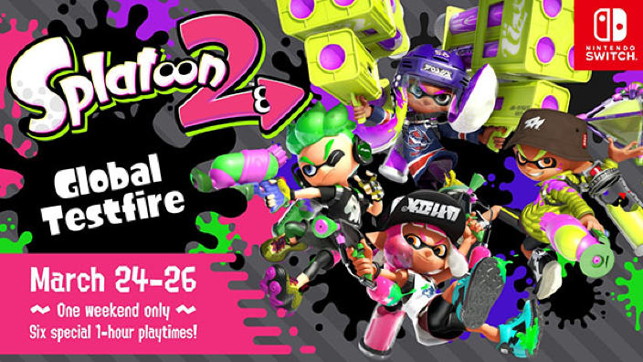 In arrivo il Global Testfire di Splatoon 2