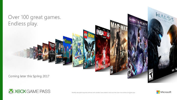 Xbox One e Pc si ispirano a Netflix, arriva Xbox Game Pass!